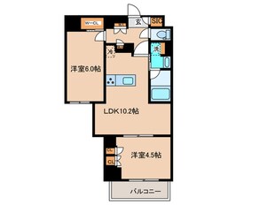 クレストコート渋谷笹塚の物件間取画像